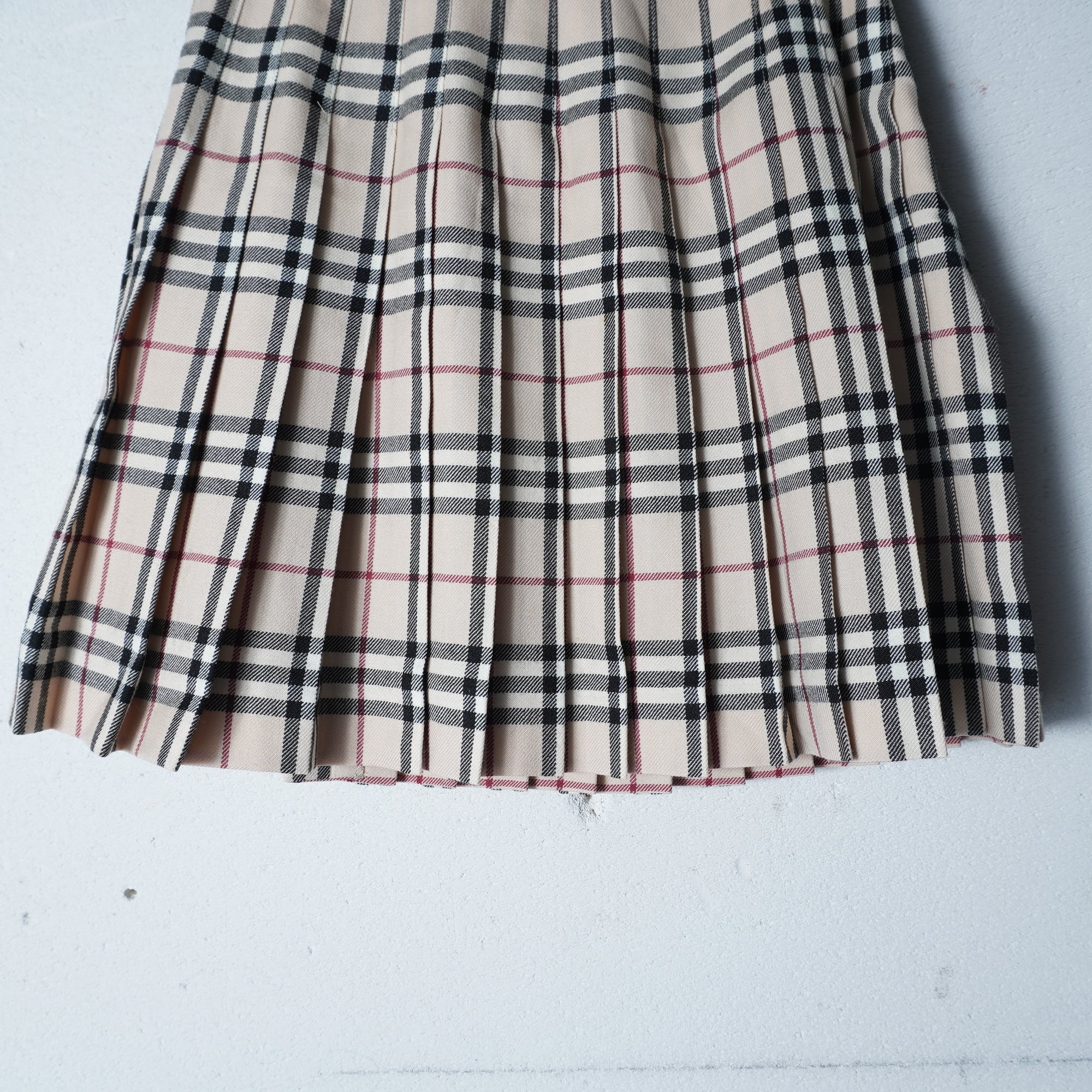 Burberrys チェック柄 プリーツスカート 36 BURBERRY ノバチェック