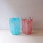 ブルーハワイのかき氷のような花瓶