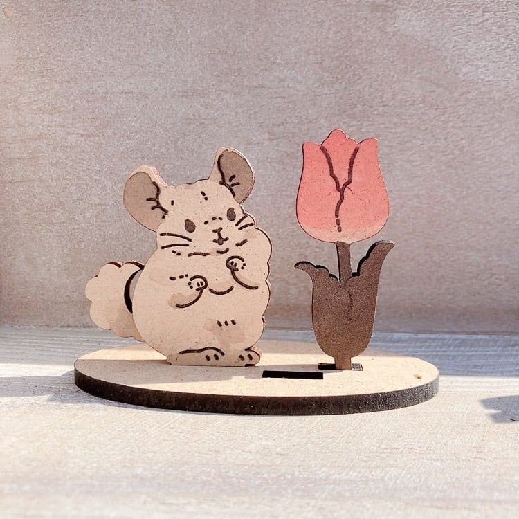 チンチラ_想いを伝える小さな贈りもの_チューリップ