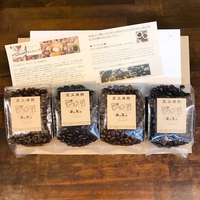 ☆送料無料☆定期便】4種珈琲よりどりセット（1袋100g×4袋） | denali