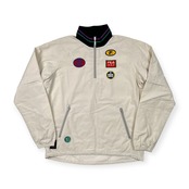 2WAY FILA GOLF フィラ ゴルフ ワッペン付き 長袖&半袖 プルオーバー ジャケット サイズ LL /メンズ/ホワイト