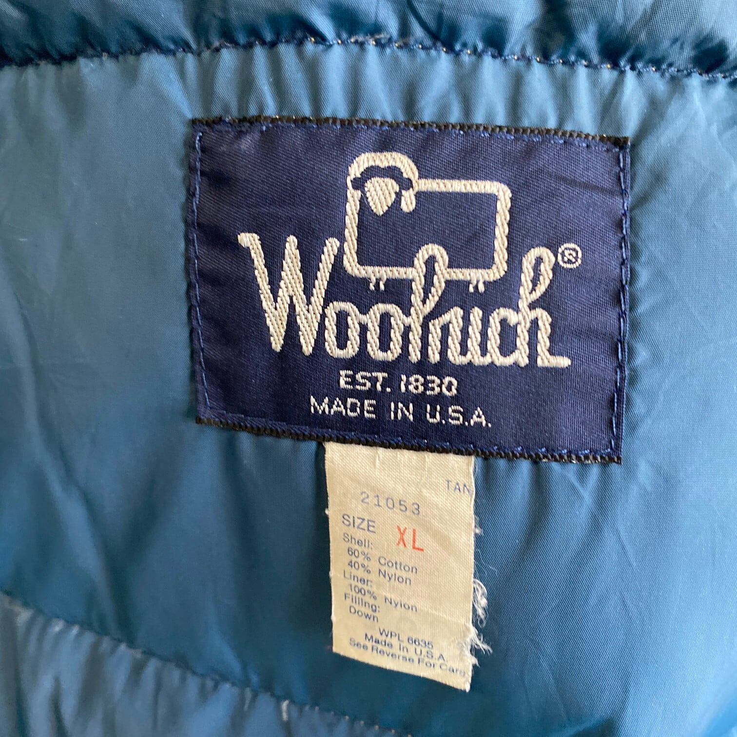 USA製 80年代 WOOLRICH ウールリッチ ダウンベスト アウトドアベスト メンズXL 古着 80s ヴィンテージ ビンテージ ベージュ  【アウトドアジャケット】 | cave 古着屋【公式】古着通販サイト