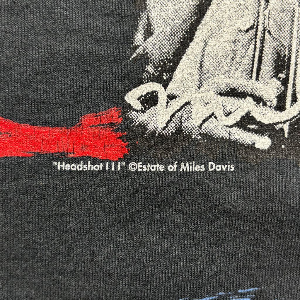 90s “Headshot III ” Miles DavisアートTシャツ ANDAZIA USA製 XL