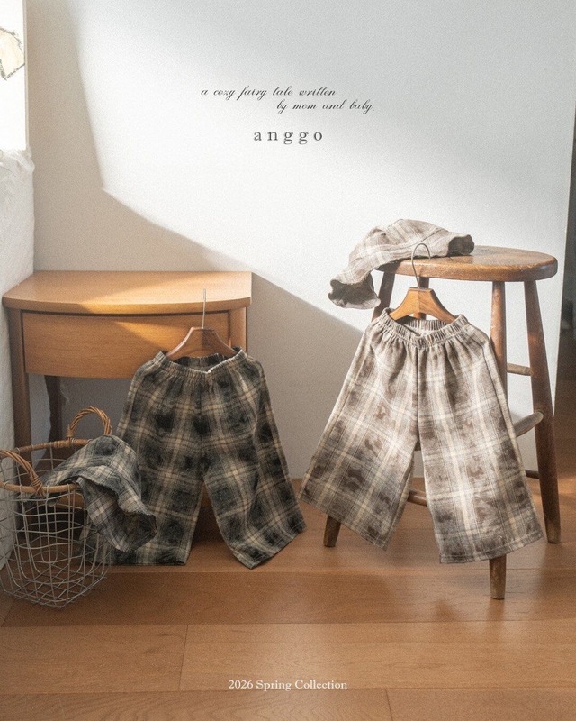予約⌇anggo / Check pants