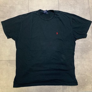 RalphLauren ワンポイント 半袖Tシャツ ラルフローレン 90s シンプル サイズ L ブラック