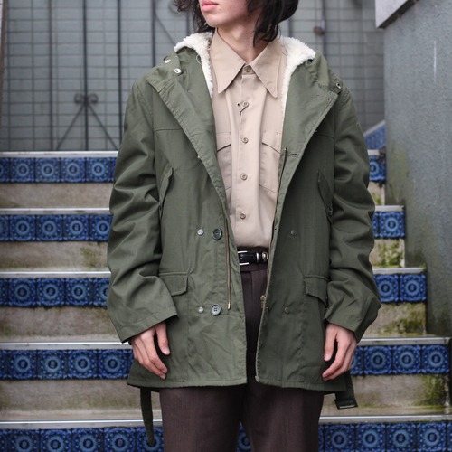 EU VINTAGE RIFLE MILITALY DESIGN MODS COAT/ヨーロッパ古着ミリタリーデザインモッズコート