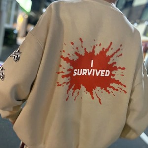 I SURVIVED BIG CREWNECK SWEAT / HEAD GOONIE