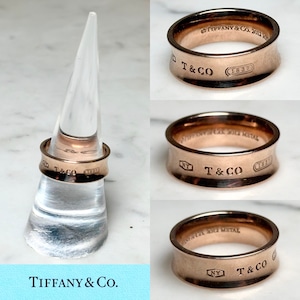 2012’s TIFFANY rubedo metal wide ring “1837”
