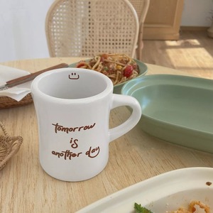【CUP】英字柄マークカップ
