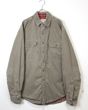 【Caka act2】80's “L.L.Bean” Good Fade Vintage Denim Shirt Jacket