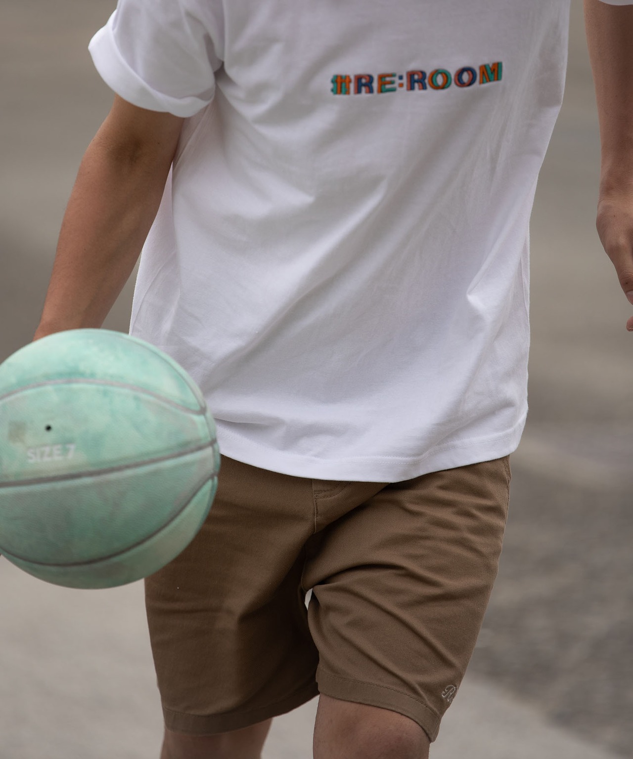 【#Re:room】COLOR LOGO GRAPHIC EMBROIDERY T-shirts［REC667］