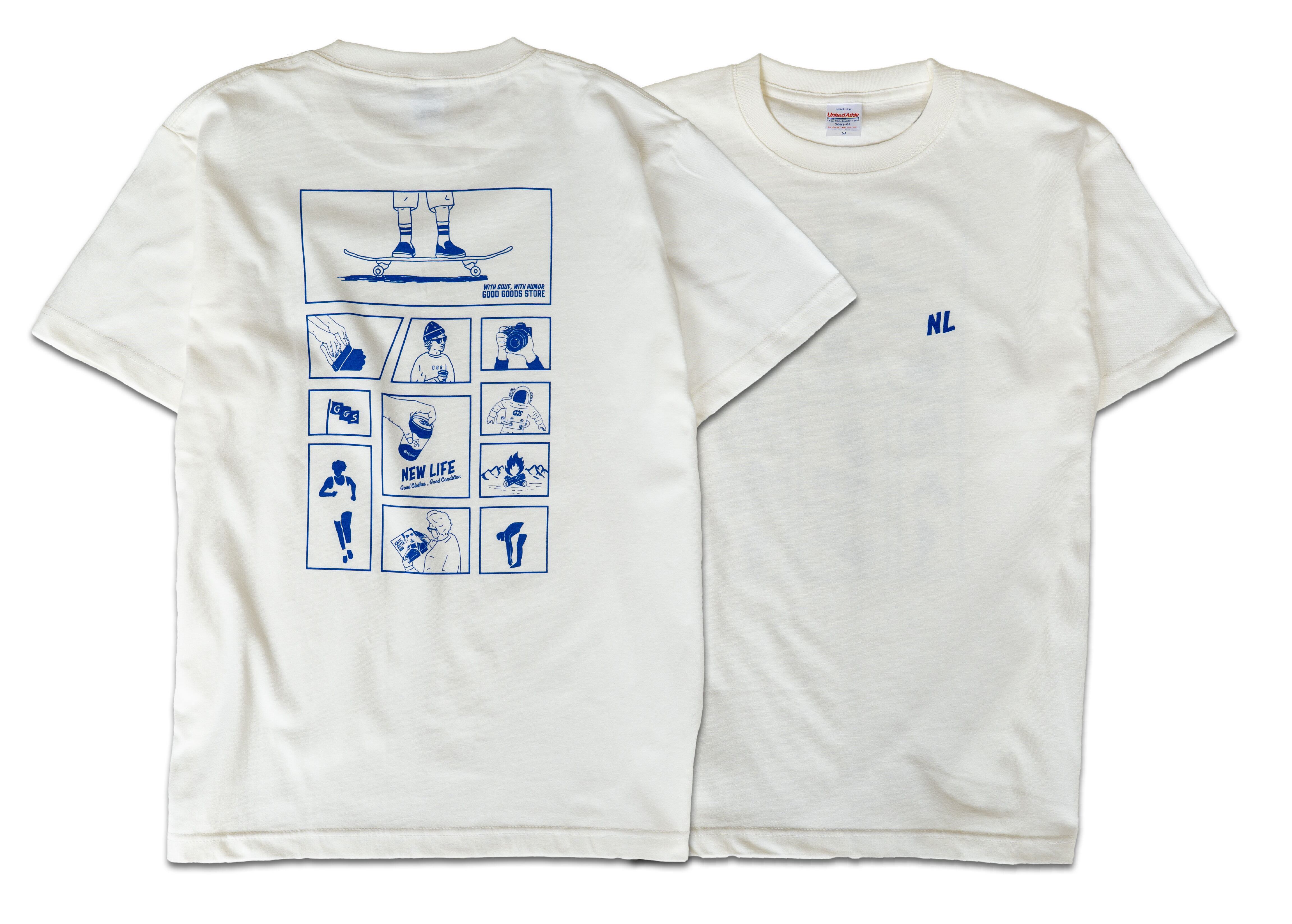 NEW LIFE/T-shirt | 四々舎/GOOD GOODS STORE