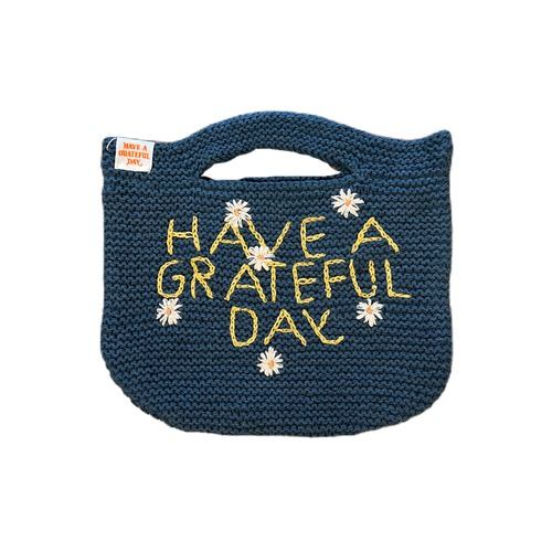 HAVE A GRATEFUL DAY #Tote Bag Navy