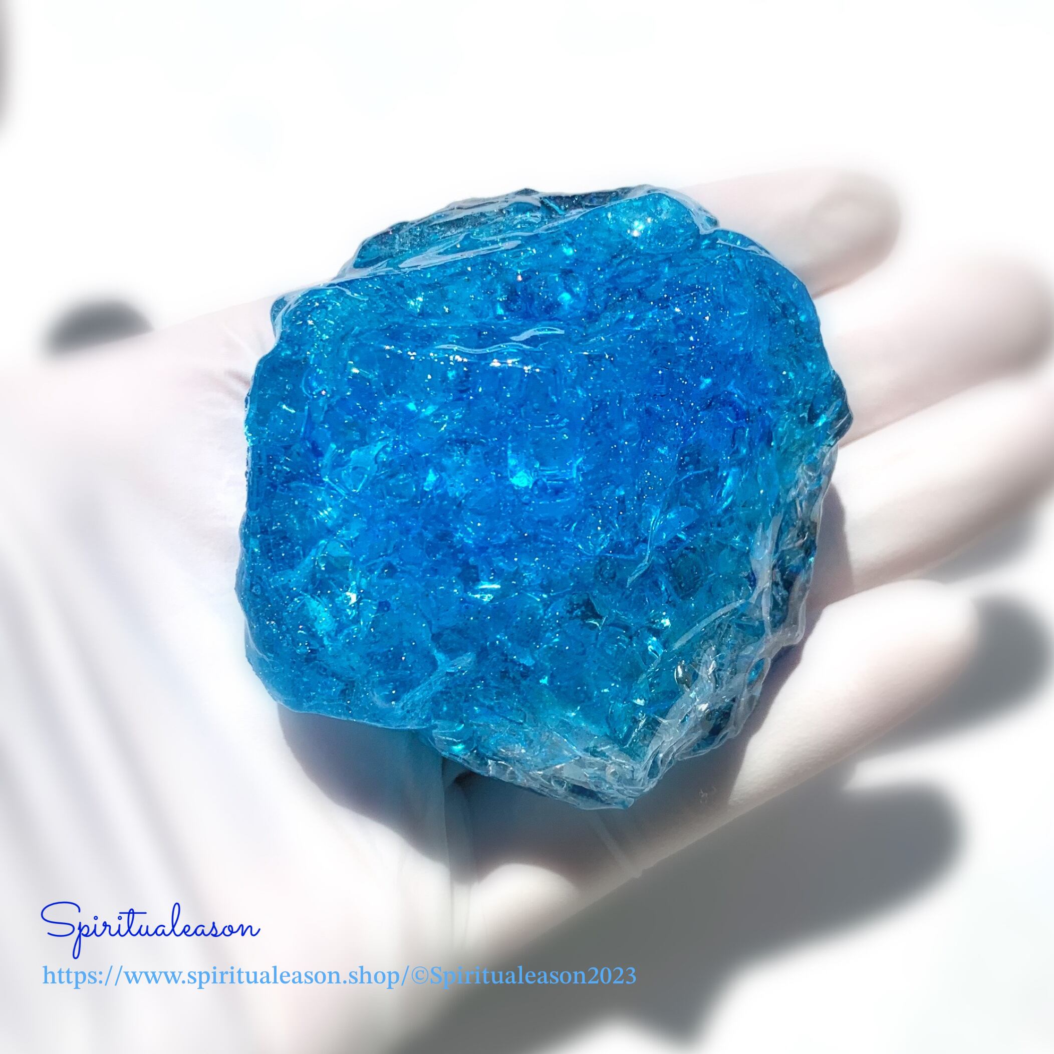 ネオ賢者の石オルゴナイト／color:海／マインドフルネス実践サポート