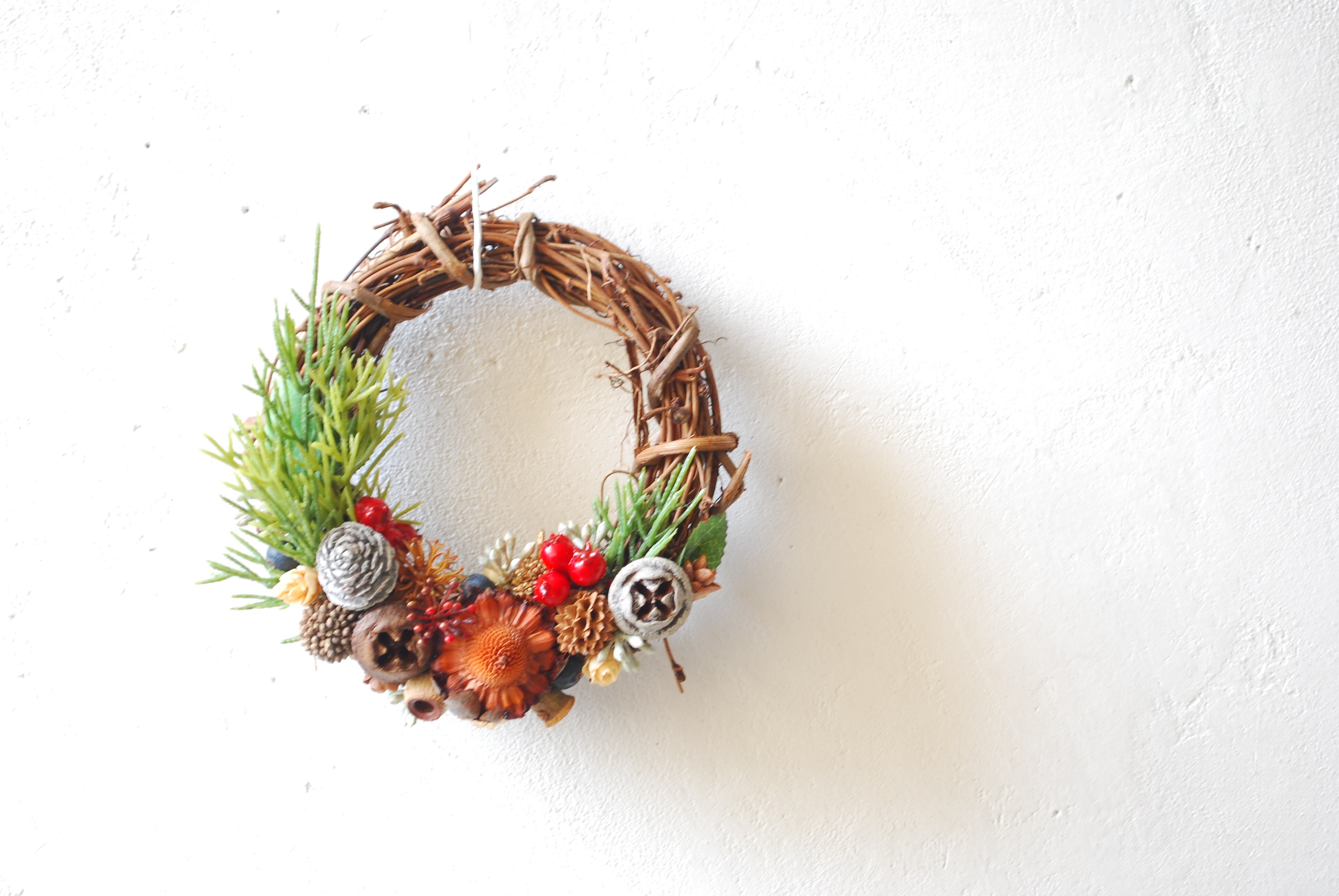 DAYFLOWERS |アートフラワーリース14|Xmas