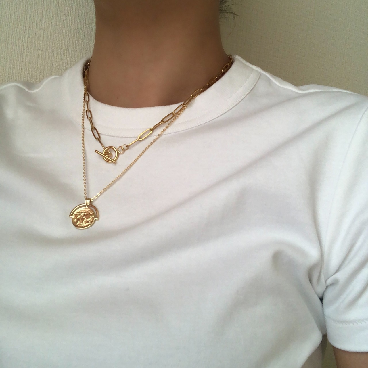 コイン ゴールドネックレス
