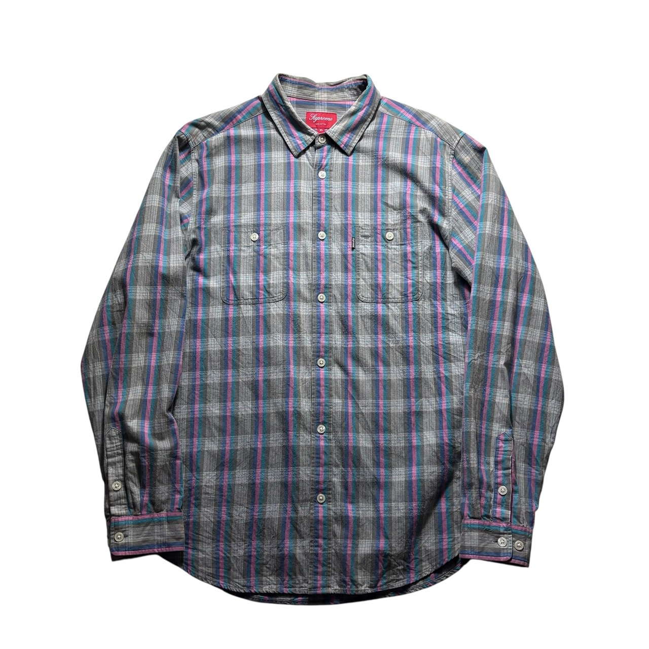 SUPREME cotton flannel shirt