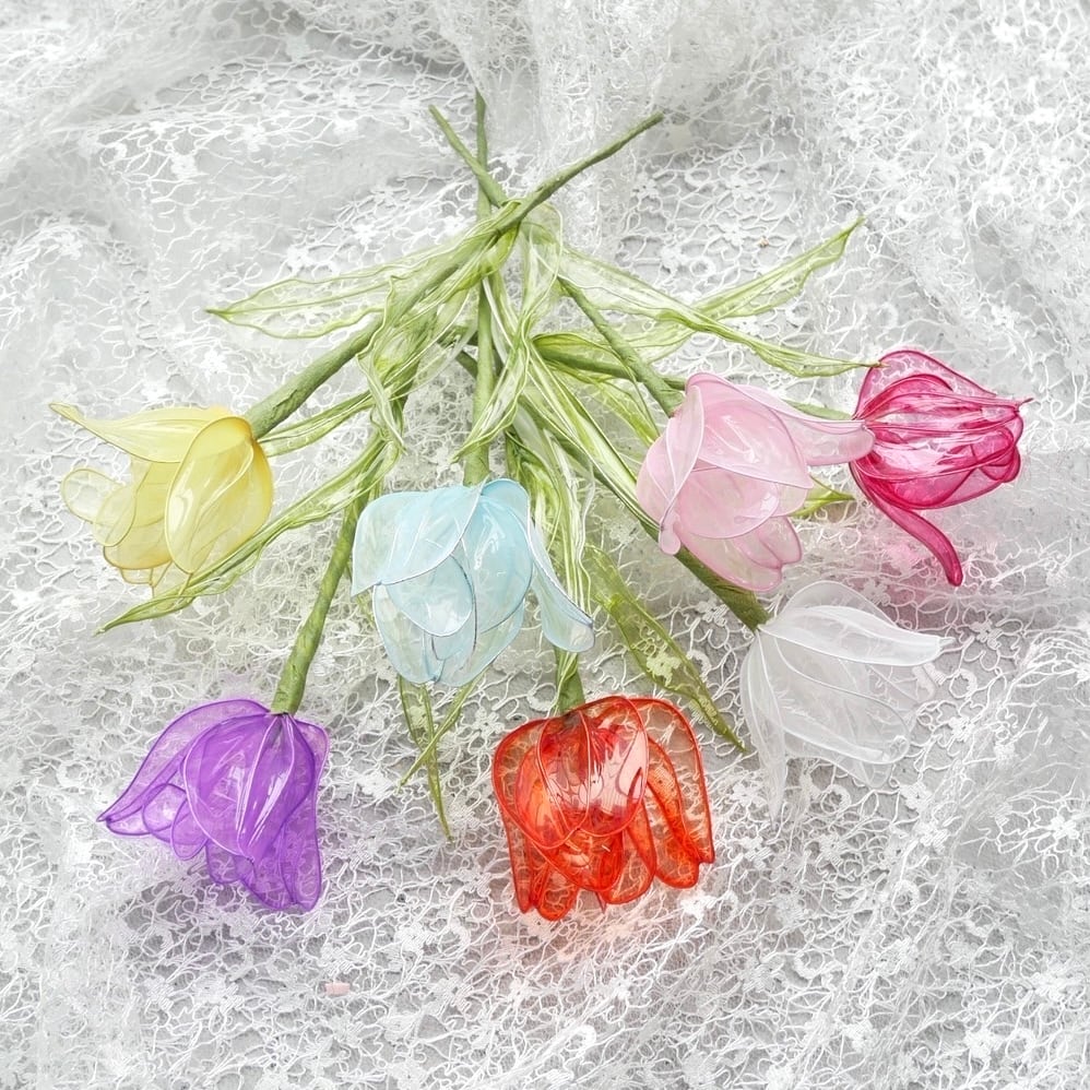 アメリカンフラワー チューリップ 飾り 花束 プレゼント | Lomeri