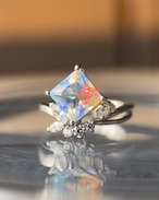 glass jewelry #46　ring 11号