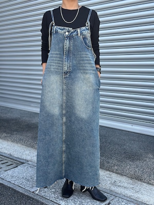 アシンメトリーデニムジャンスカ