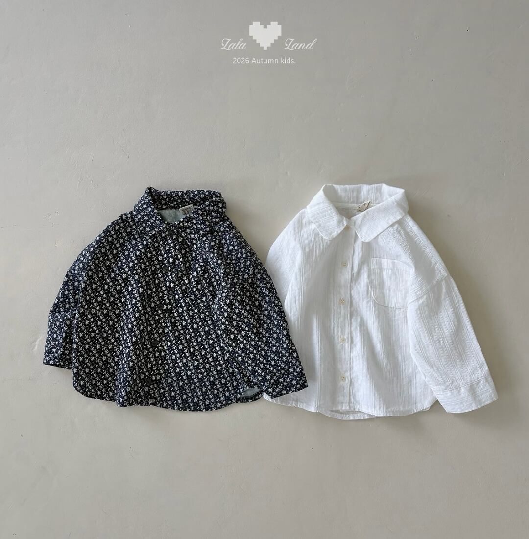 送料無料【予約】/ kids フローブラウス /lalaland
