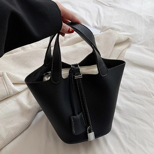 バスケットトートバッグ　バケツ型ハンドバッグG0167