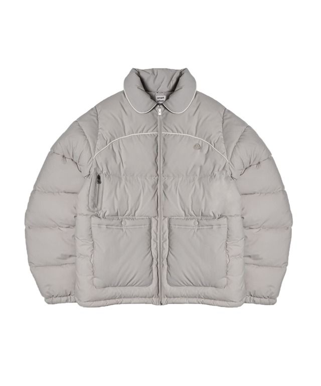 [smarturbanuseful] FRONT POCKET PADDED JACKET LIGHT GREY 正規品 韓国ブランド 韓国通販 韓国代行 韓国ファッション SUU 日本