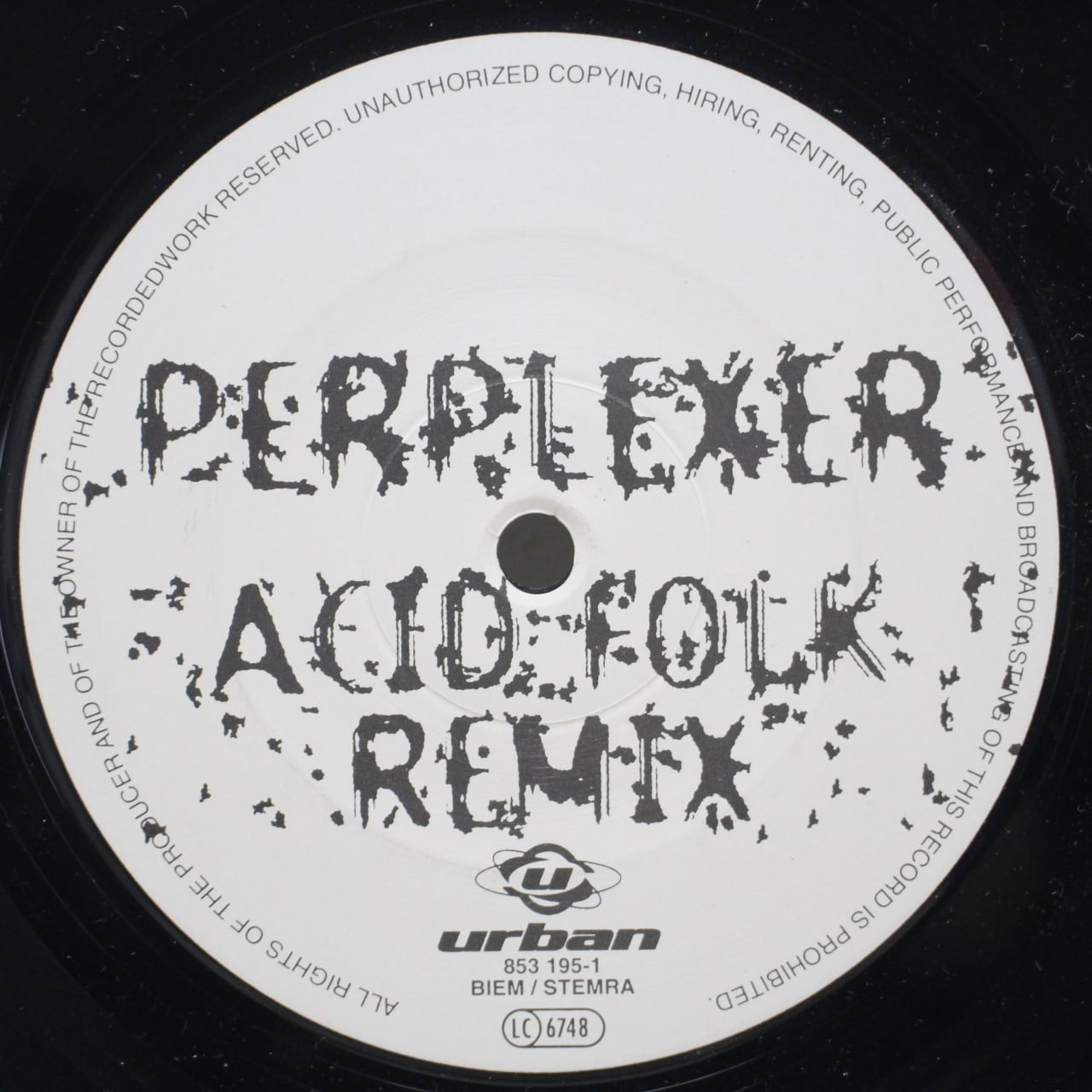 Perplexer / Acid Folk (Remix) [853 195-1] - 画像3