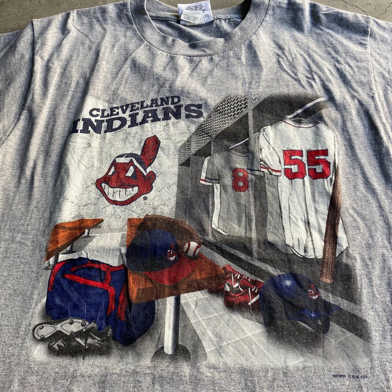 Cleveland INDIANS 90s 旧ロゴ多々 XLサイズ Tシャツ