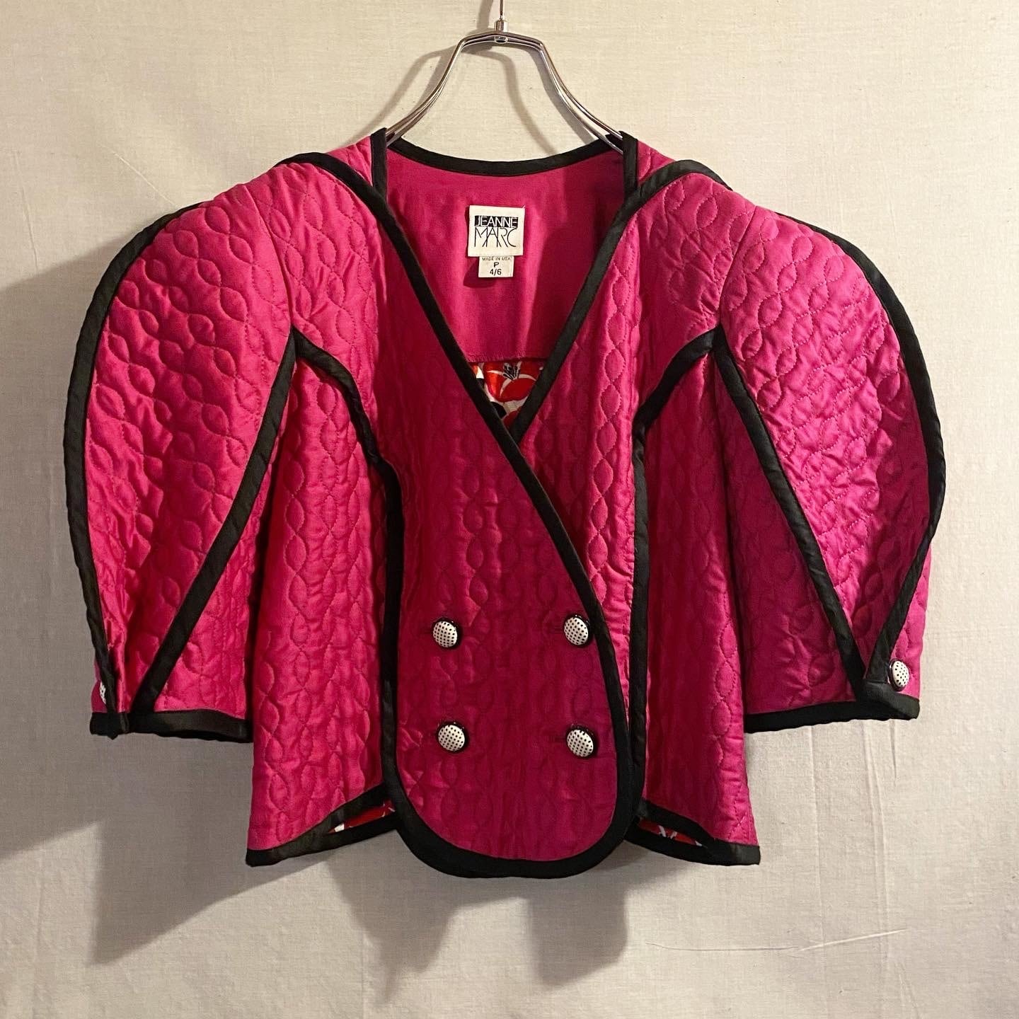 80's JEANNE MARC QUILTED JACKET ジェーンマーク box1 | nitako