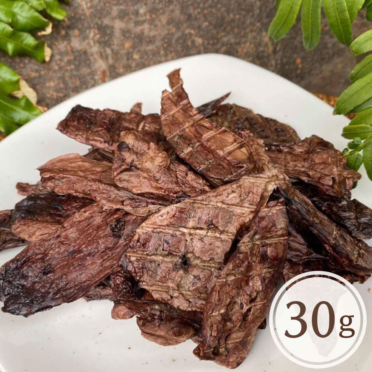 \sale/鹿肉ラングジャーキー 30g(鹿・肺)*( 滋賀県産 手作り 犬のおやつ 無添加) 【Wanfood BULAN】