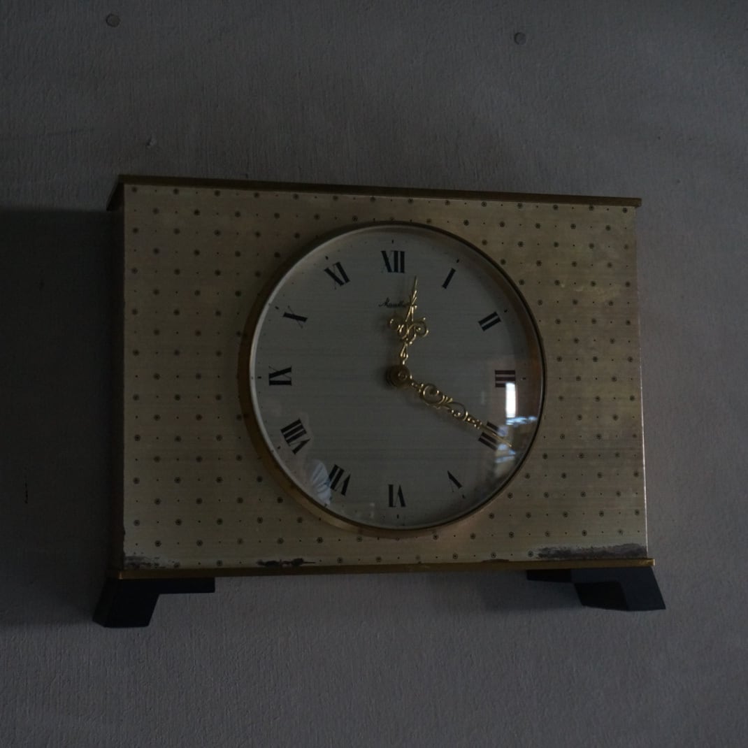 古いドイツの置き時計