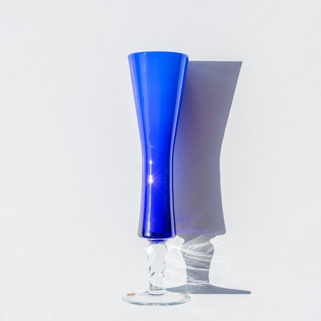 Milky Cobalt Blue Vase