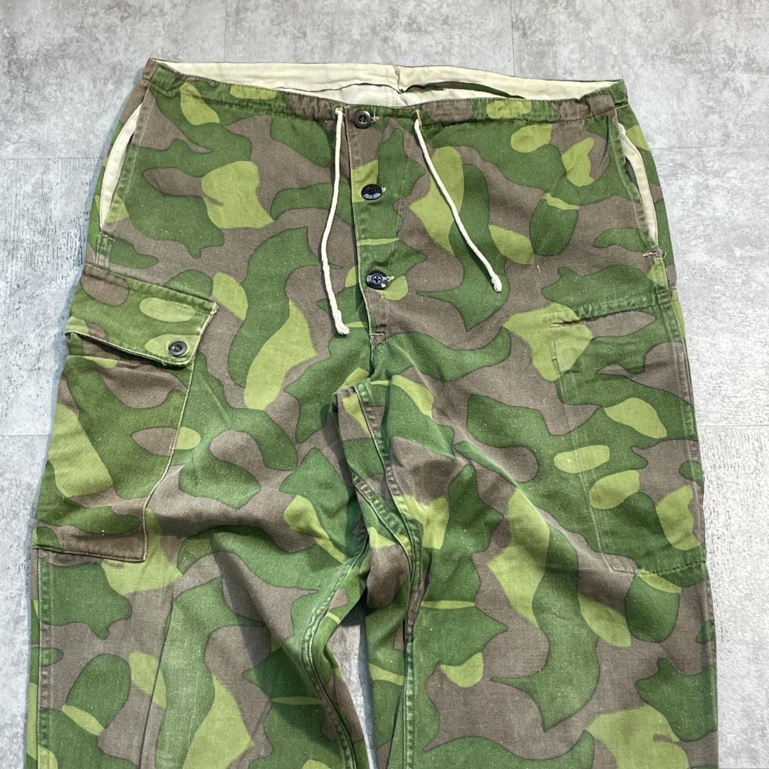 60-70s フィンランド軍 実物 M-62 リバーシブルカモ 52 | ib2
