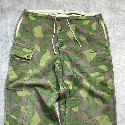 60-70s フィンランド軍 実物 M-62 リバーシブルカモ 52 詳細写真4