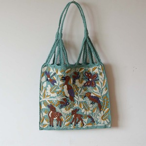 メキシコ シナカンタン刺繍ハンモックバッグ（26-003）