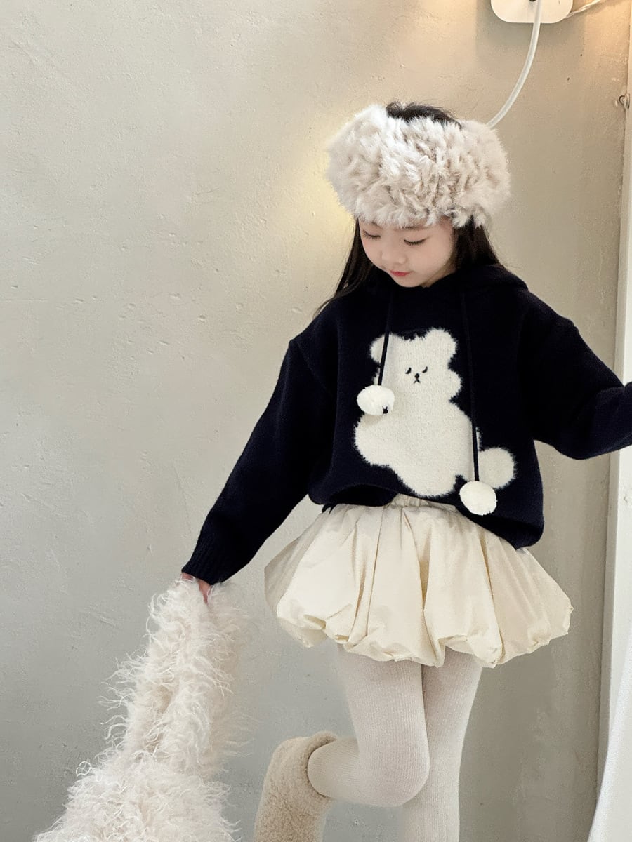 インパン付きアイボリーバルーンスカート