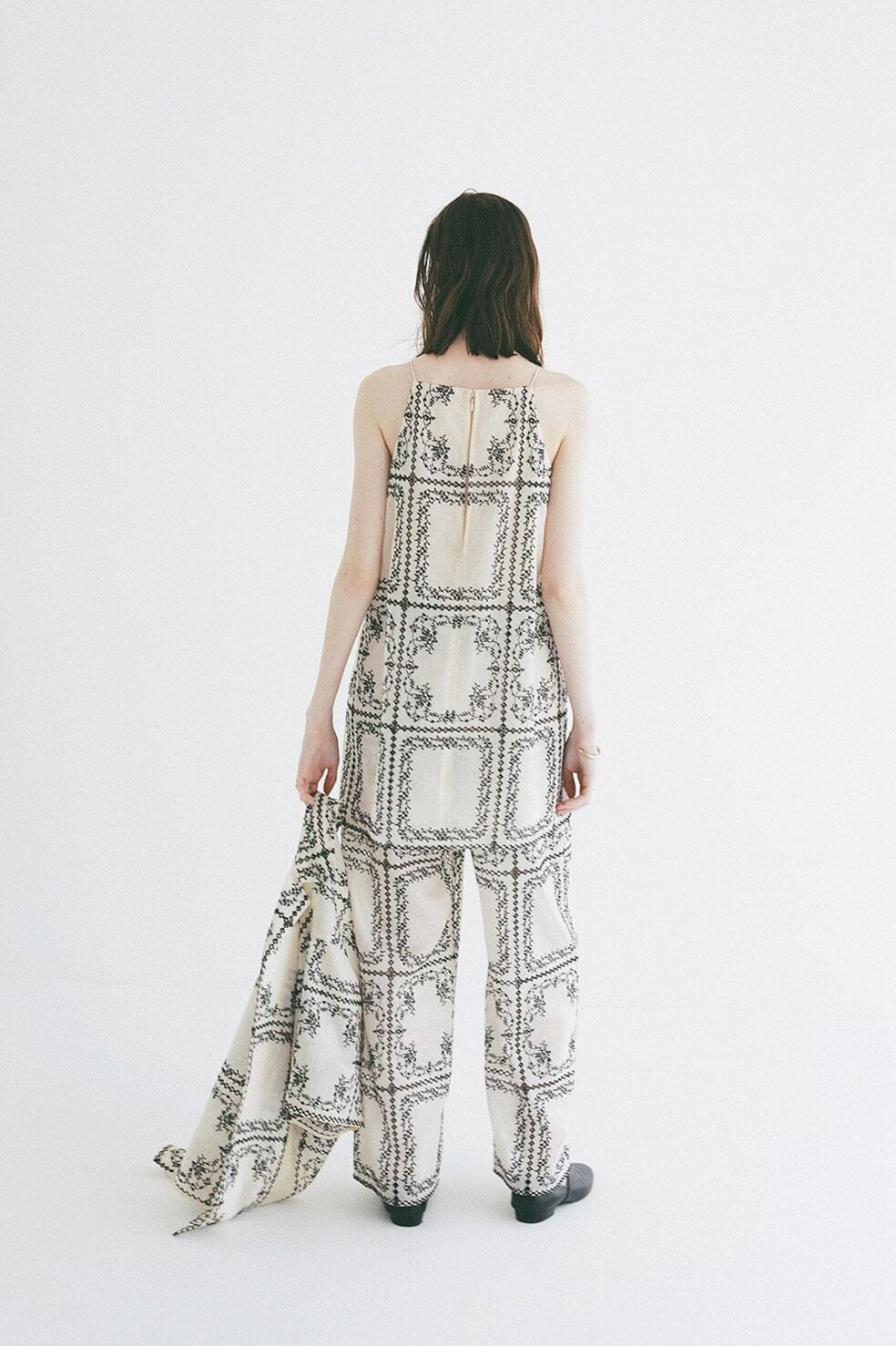 サロペット・オーバーオール・オールインワン CLANE EMBROIDERY LACE CAMI ALL IN ONE CLANE EMBROIDERY LACE CAMI ALL IN ONE 3色展開 | FLICKA ASHIYA