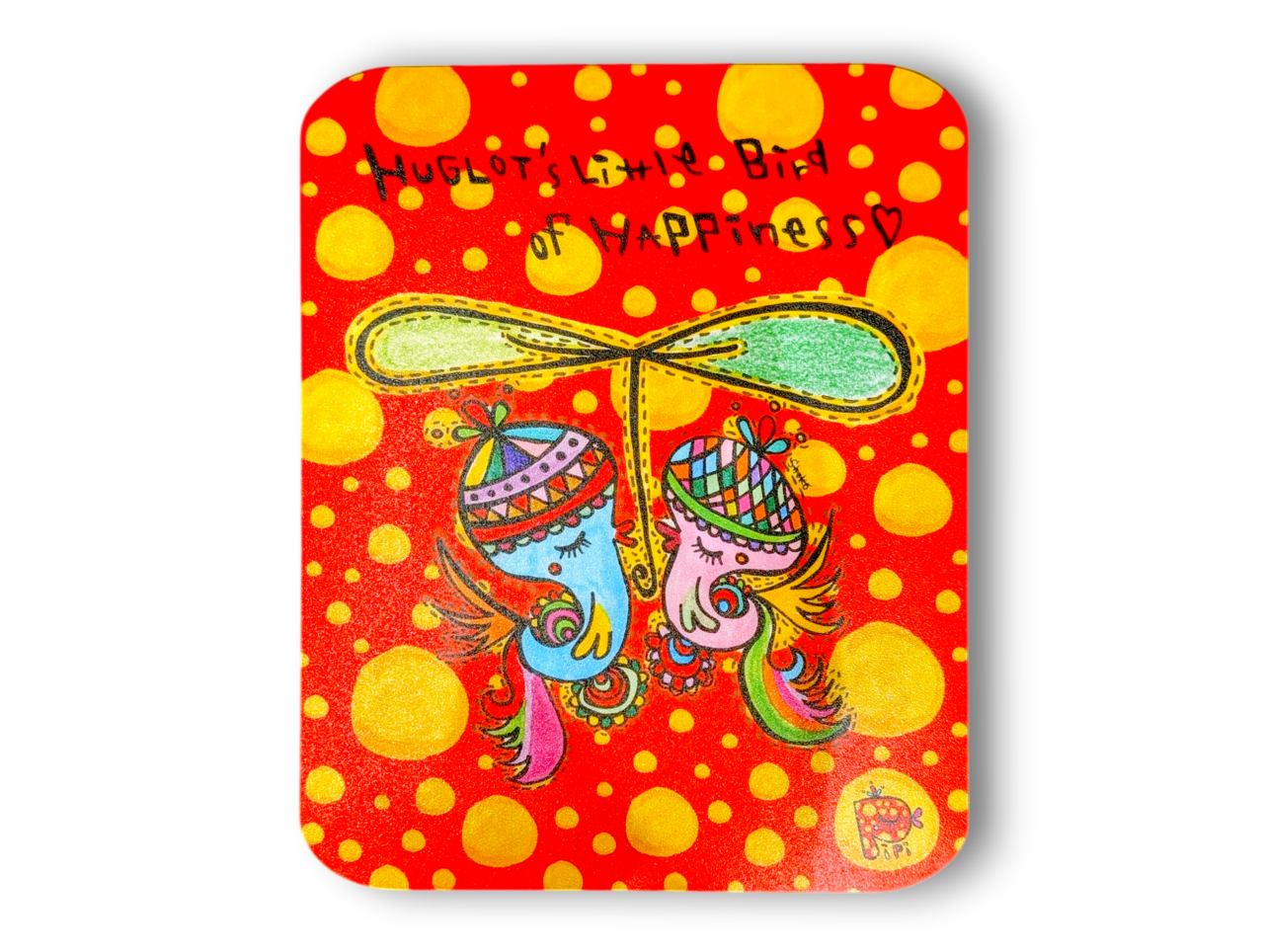 pipiマウスパッド ラバースポンジタイプ HUGLOTとりちゃん