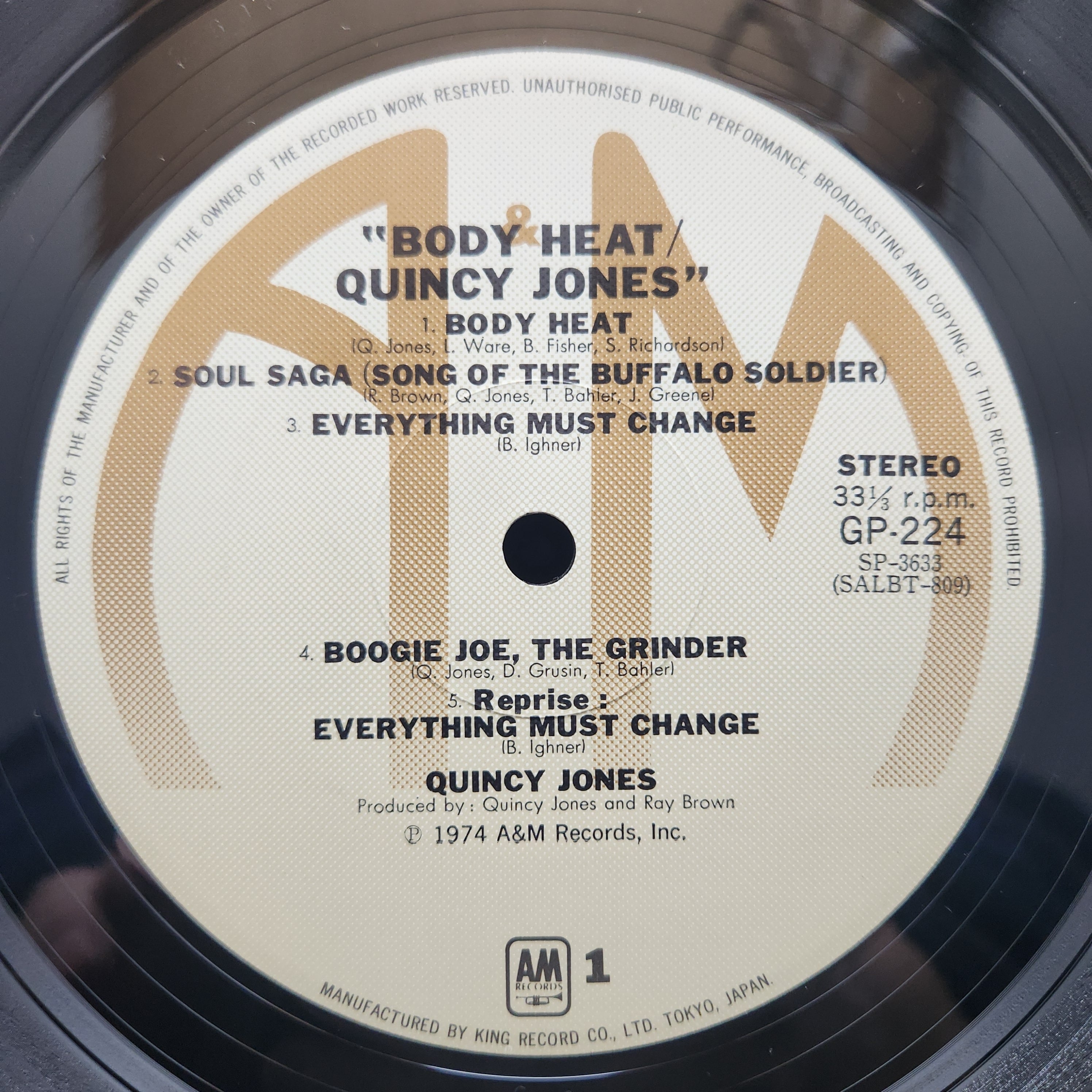 Quincy Jones / Body Heat [GP-224] - 画像3