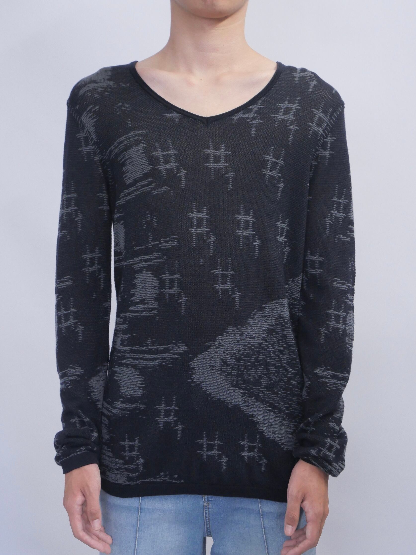 "ARMANI JEANS" v-neck knit