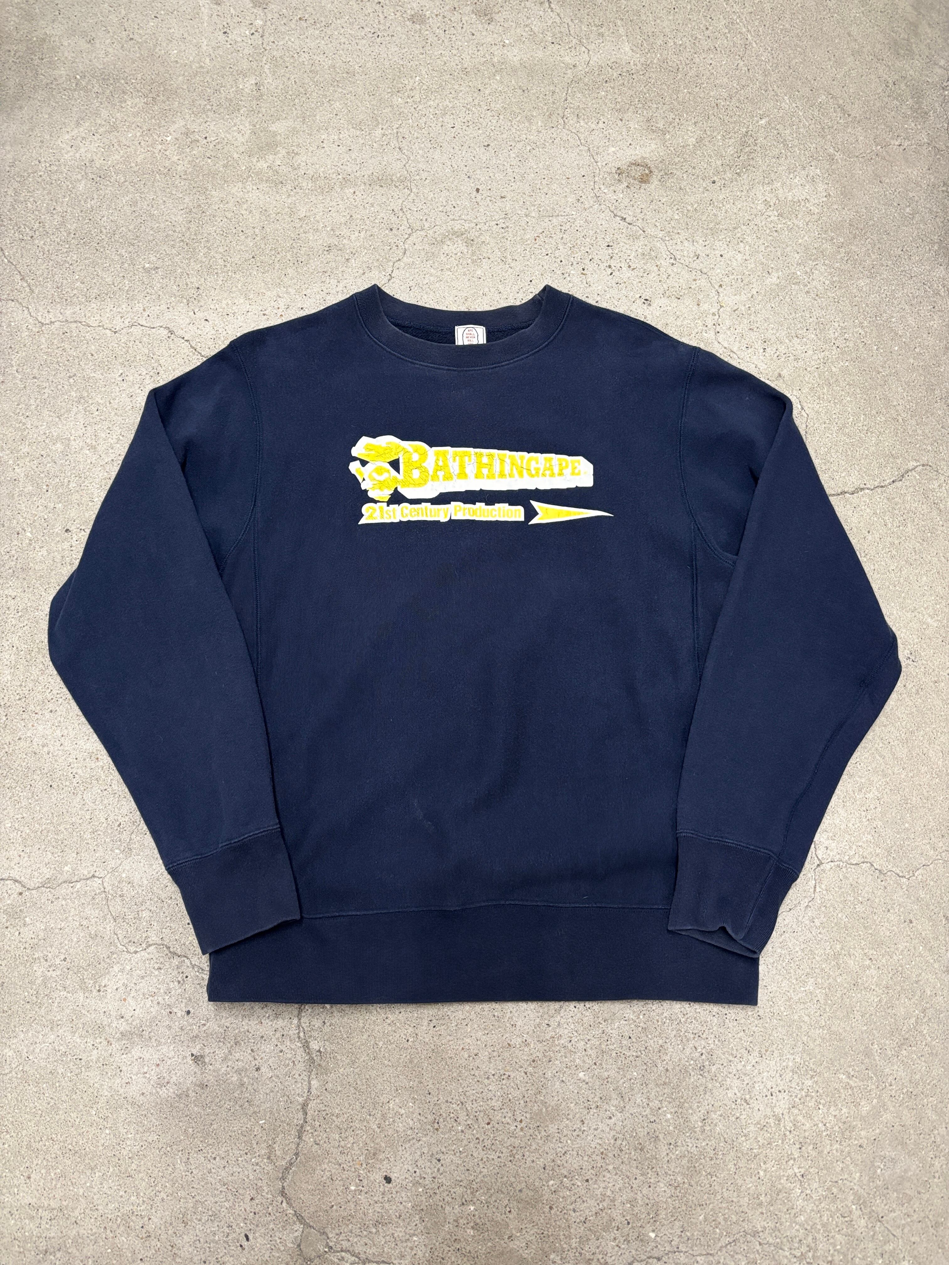 90～00s A BATHING APE⁄BABY MILO print Sweat⁄初期タグ⁄M⁄ベイビー