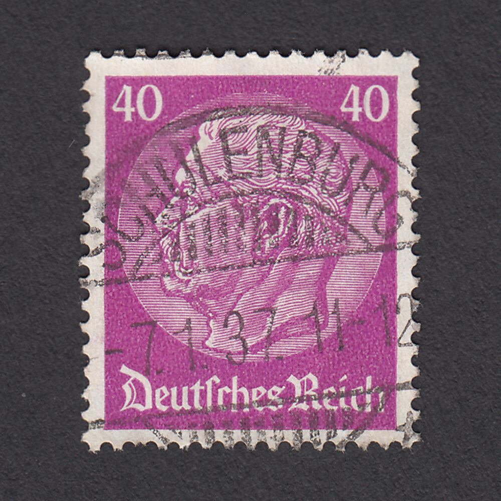 ドイツ 40Pf Mi#524 X 使用済み切手｜SCHULENBURG 7.1.1937 | PAY ID