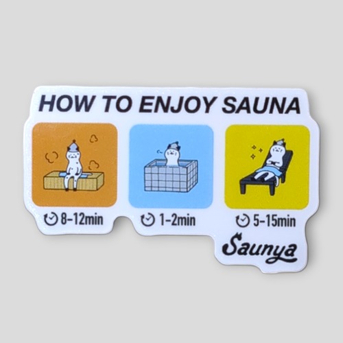 Enjoy Saunaステッカー