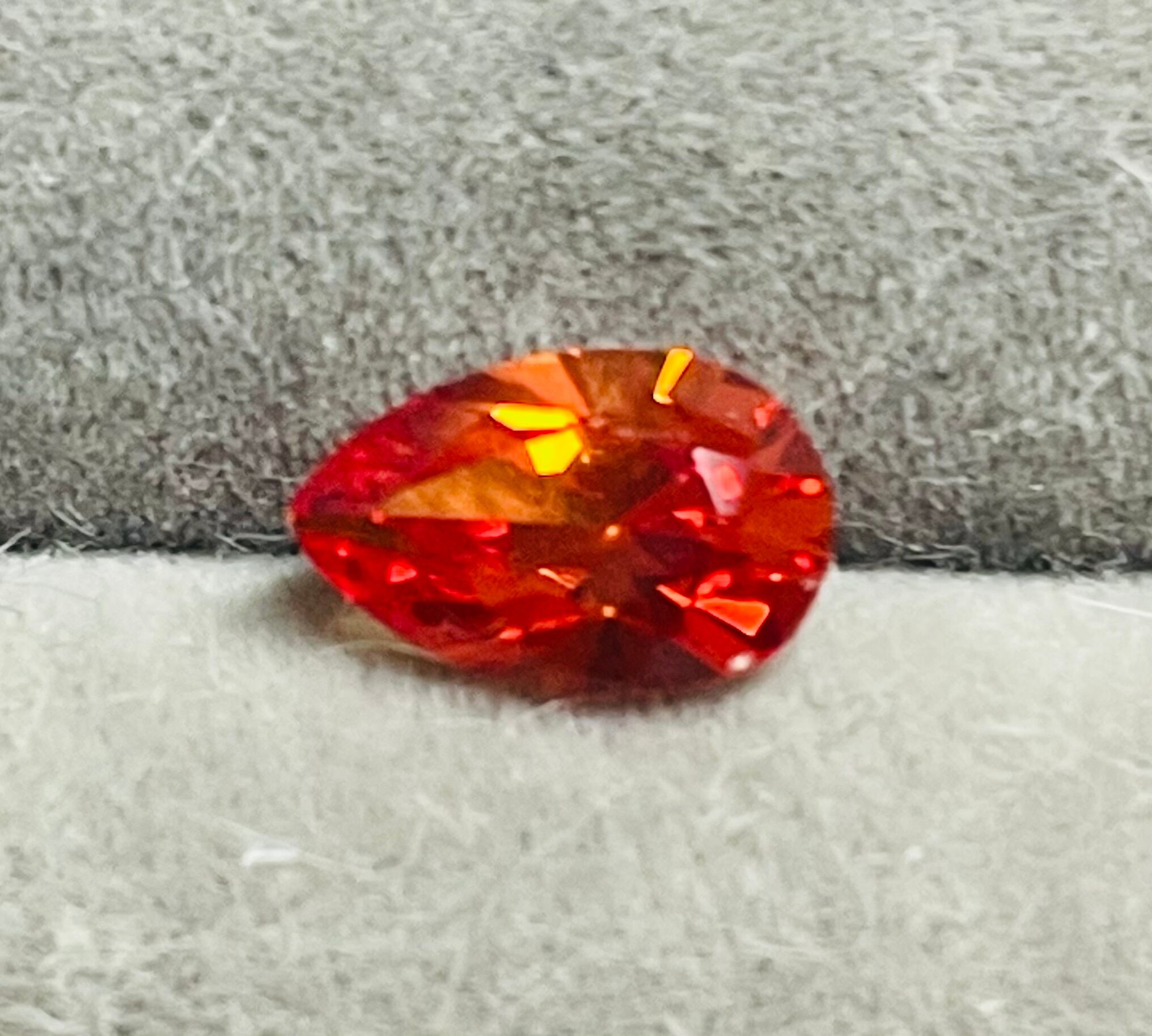 合成オレンジサファイア 1.29ct | jewelry HYDRANGEA 