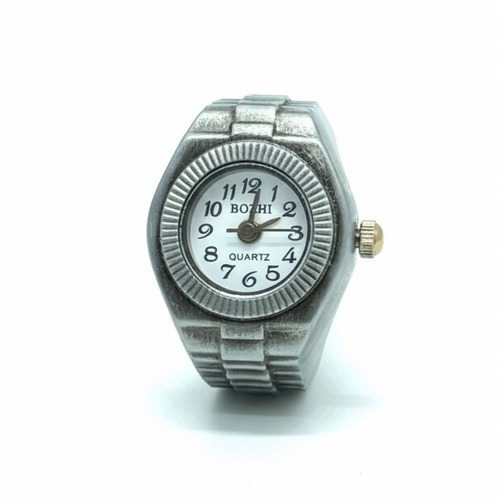 リングウォッチ 腕時計 指輪 伸縮式 シルバー アメカジ 古着 kr5