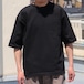 VORTEX 8oz Crew Neck Half Sleeve Tapered T-shirts with Glasses Pocket　Black