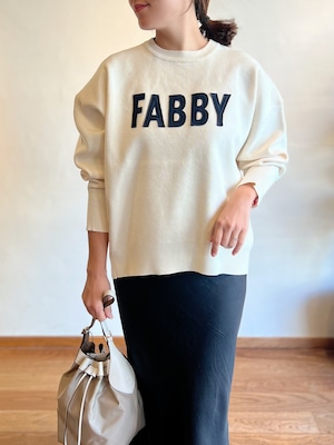 【再再入荷!】Dignite collier / フェルトロゴニットプルオーバー