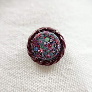 ミックスフラワー×ボルドー 18㎜