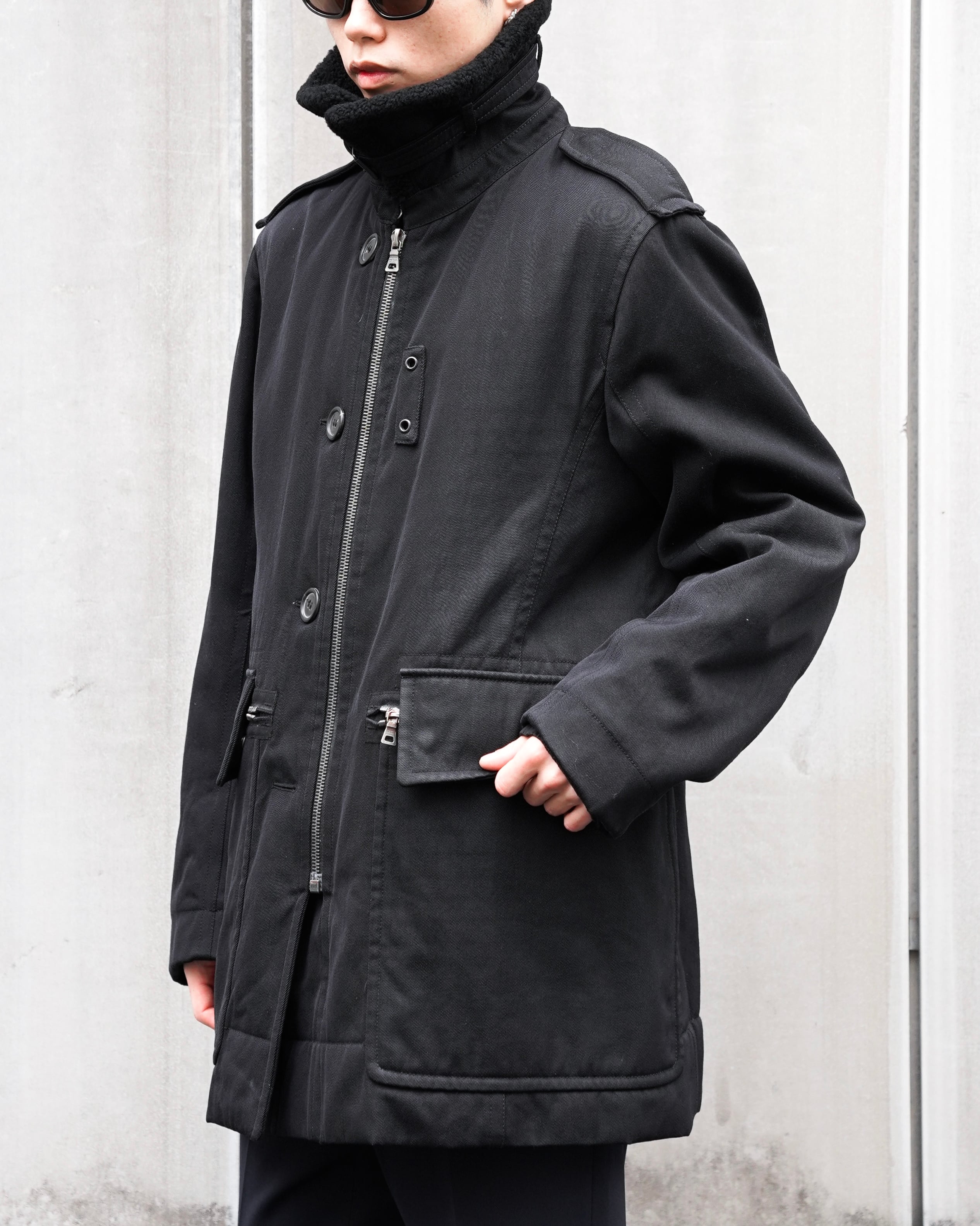 Dirk Bikkembergs】leather jacket | hypeofficial